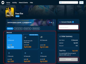 Harga Top Up FF Termurah DANA