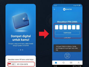 Cara Login DANA dengan Nomor Telepon